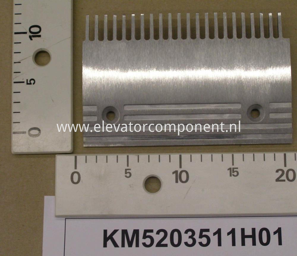 Aluminium Comb Plate for KONE Escalators KM5203511H01